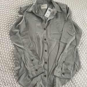 A&F button down shirt